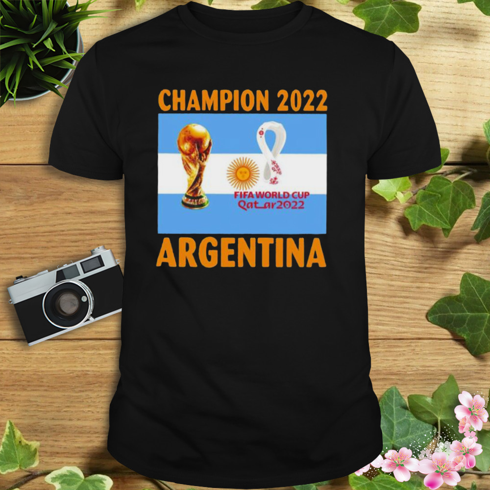 Argentina Champion 2022 World Cup Qatar 2022 flag shirt 1 Unisex tshirt