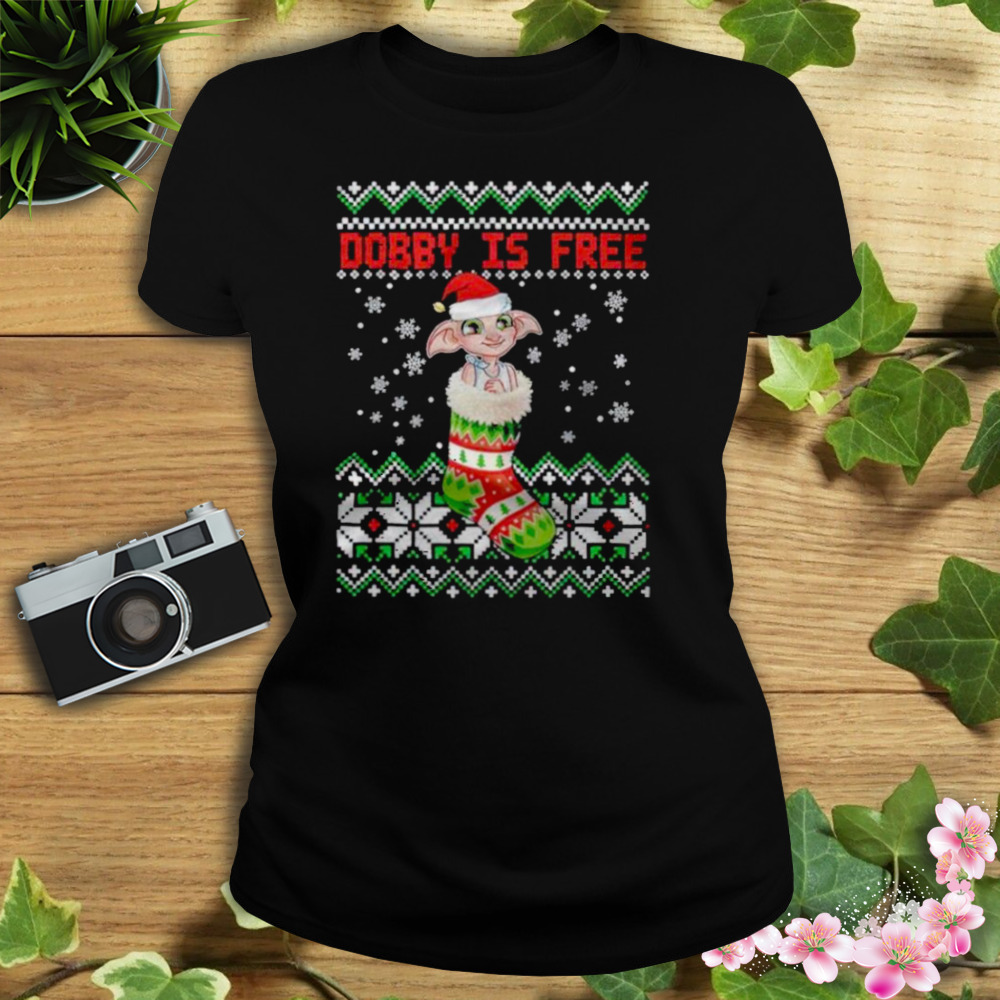Dobby Is Free Dobby Christmas Ugly Shirt 2 Women's tshirt