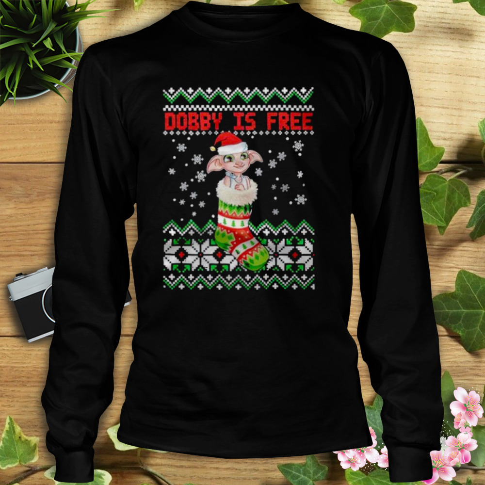 Dobby Is Free Dobby Christmas Ugly Shirt 3 Longsleeve tshirt