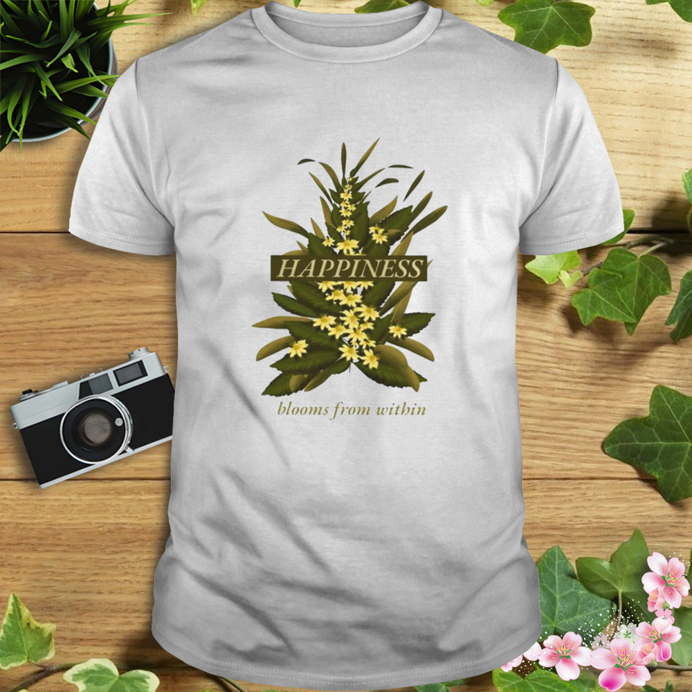 Happiness Blooms From Within Botanical Shirt