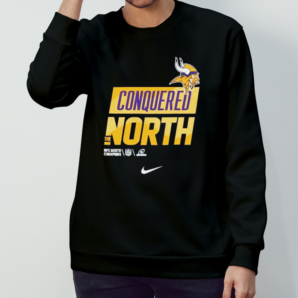 Minnesota Vikings Nike Conquered The North 2022 Nfc North Division Champions  Shirt Hoodie