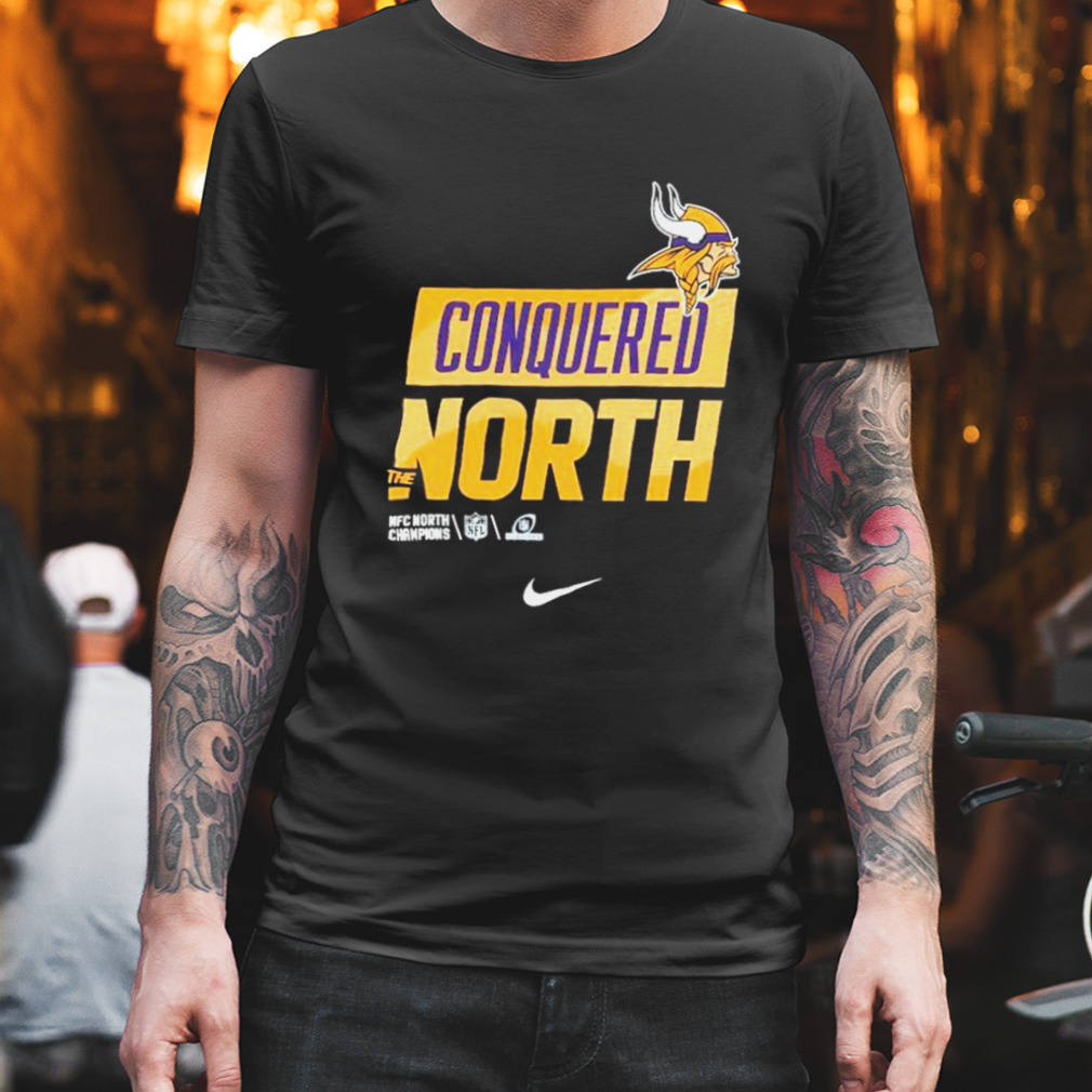 Minnesota Vikings Nike Conquered The North 2022 Nfc North Division  Champions Shirt