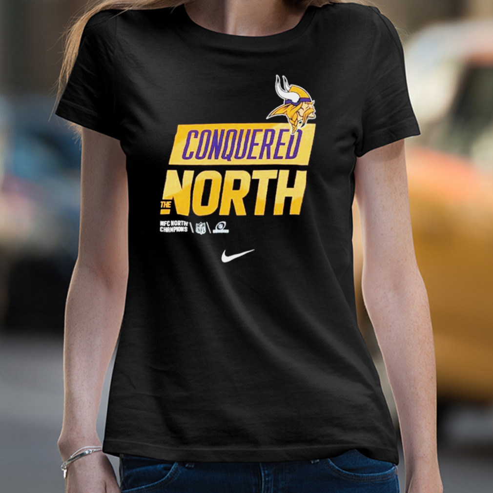 Minnesota Vikings Nike Conquered The North 2022 Nfc North Division  Champions Shirt