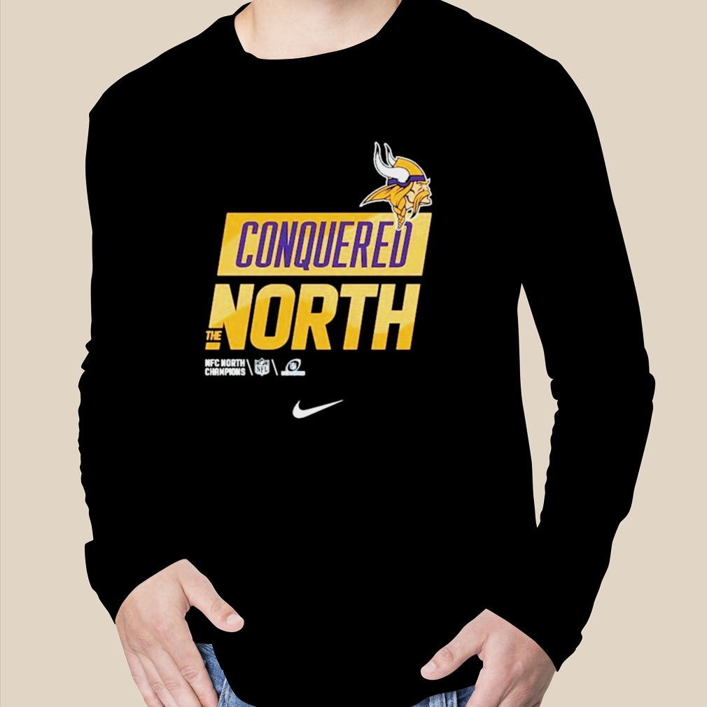 Minnesota Vikings Nike Conquered The North 2022 Nfc North Division  Champions Shirt Hoodie