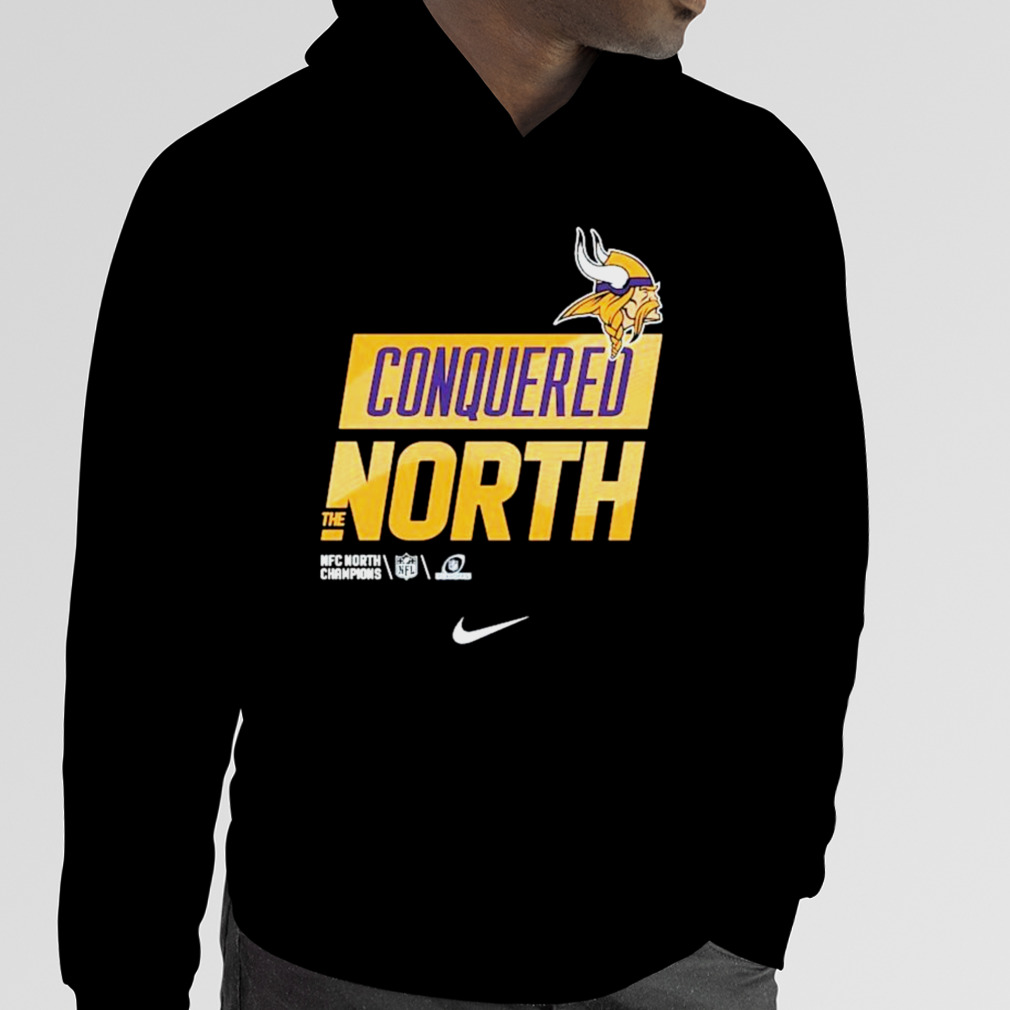 Nike Men's 2022 NFC North Champions Trophy Collection (NFL Minnesota Vikings) Long-Sleeve T-Shirt in Black, Size: Large | NPAC00A9MZ-A5V