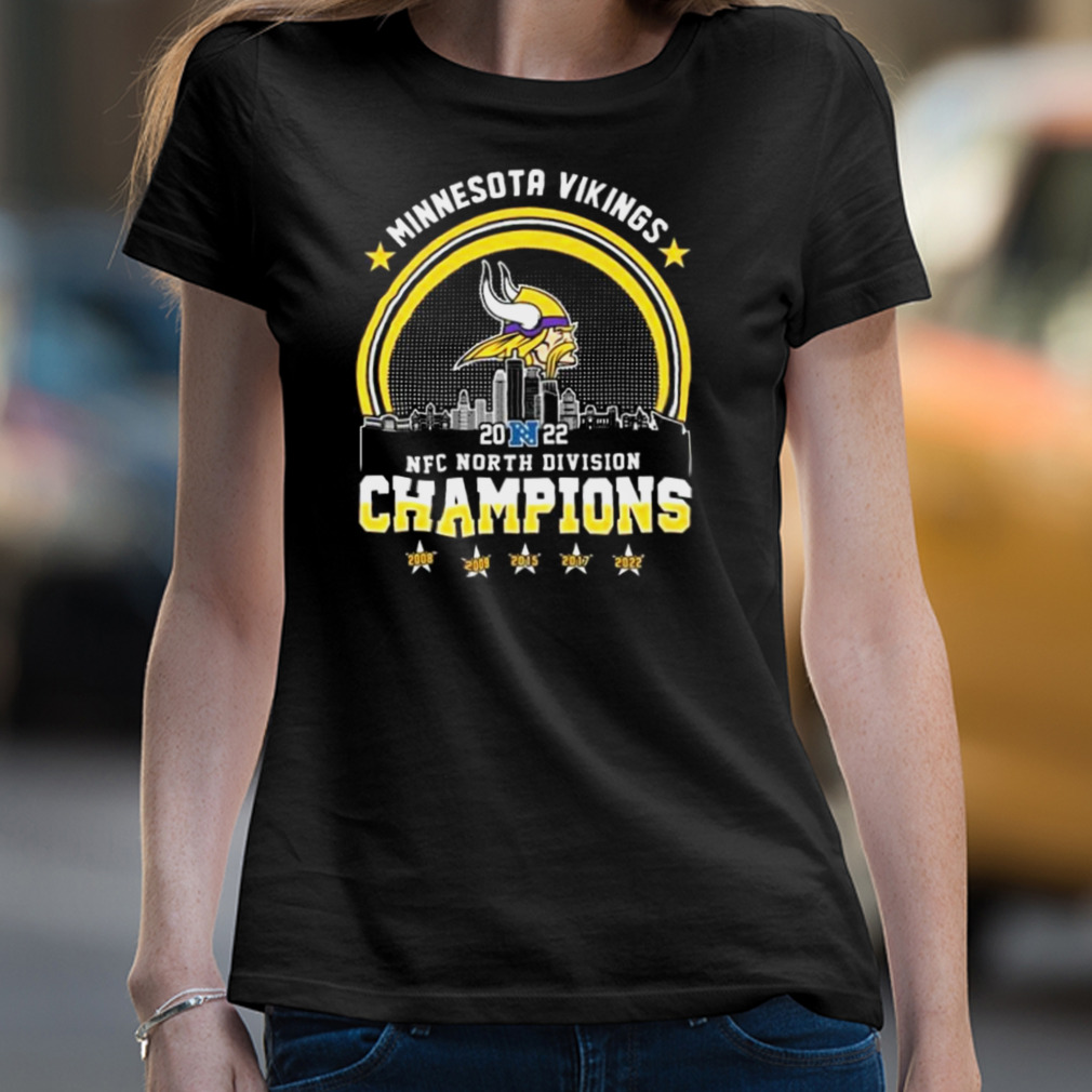 MINNESOTA VIKINGS 2022 NFC NORTH DIVISION CHAMPIONS SHIRT