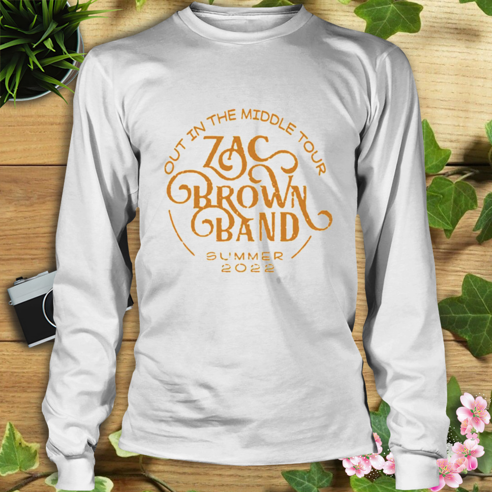 Out In The Middle Tour Zac Brown Band shirt 3 Longsleeve shirt