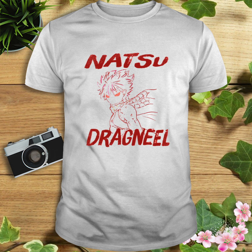 Red Text Fairy Tail Natsu Dragneel shirt 1 Unisex shirt