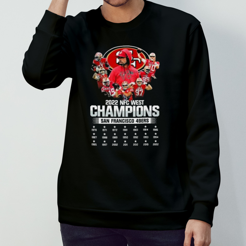 2022 NFC West Champions San Francisco 49ers 1970-2022 Shirt