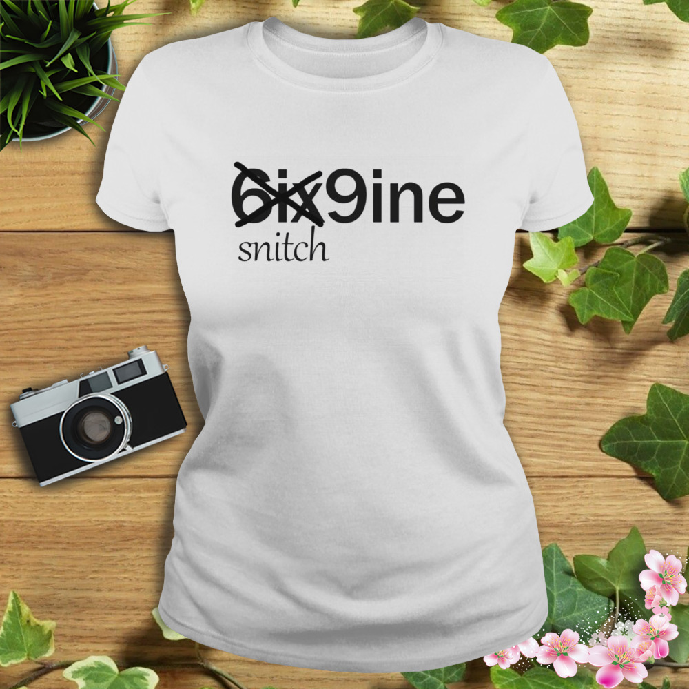 Snitch Typo Design Rap Music 6ix9ine shirt 2 Women's shirt