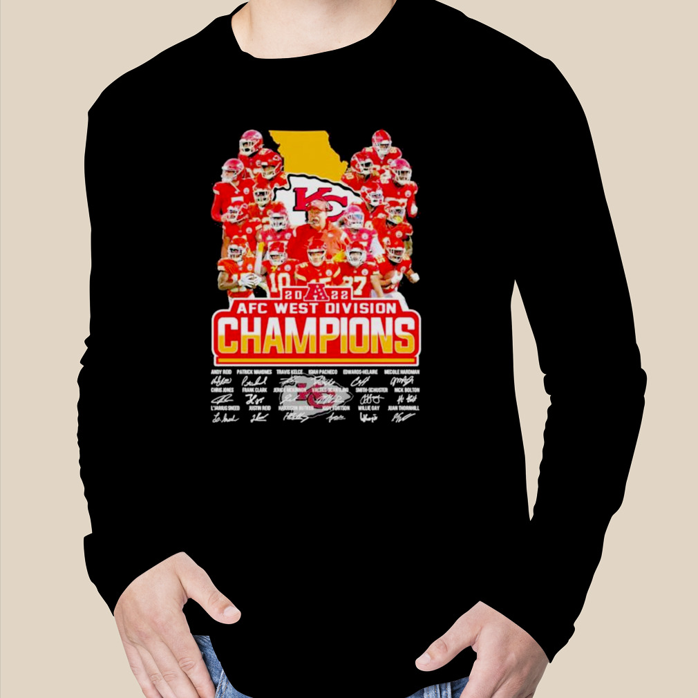 Kansas City Chiefs 2022 Afc West Division Champions Matchup Missouri City  Shirt - Guineashirt Premium ™ LLC