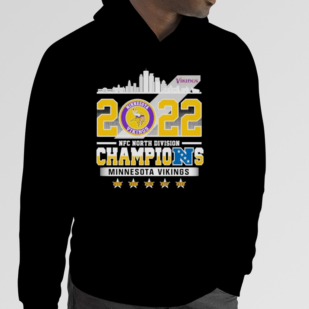 2022 NFC North Division Champions Minnesota Vikings 2008 2022 Shirt -  Limotees