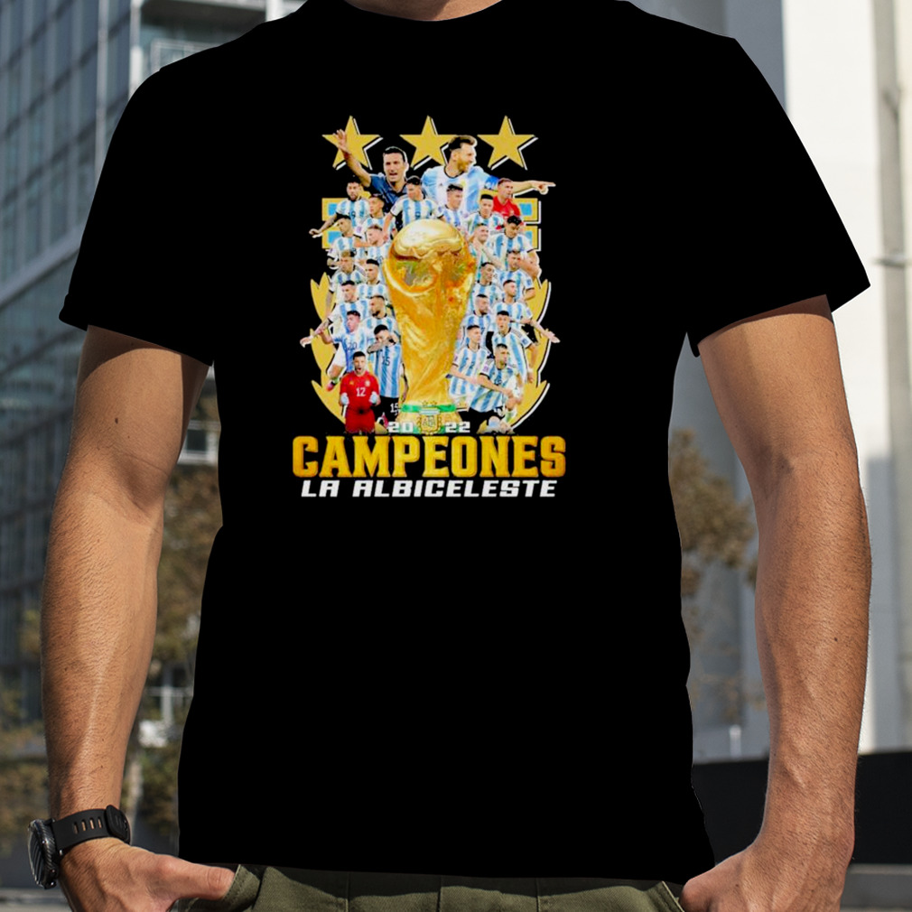 Argentina Football 2022 Champions World Cup shirt