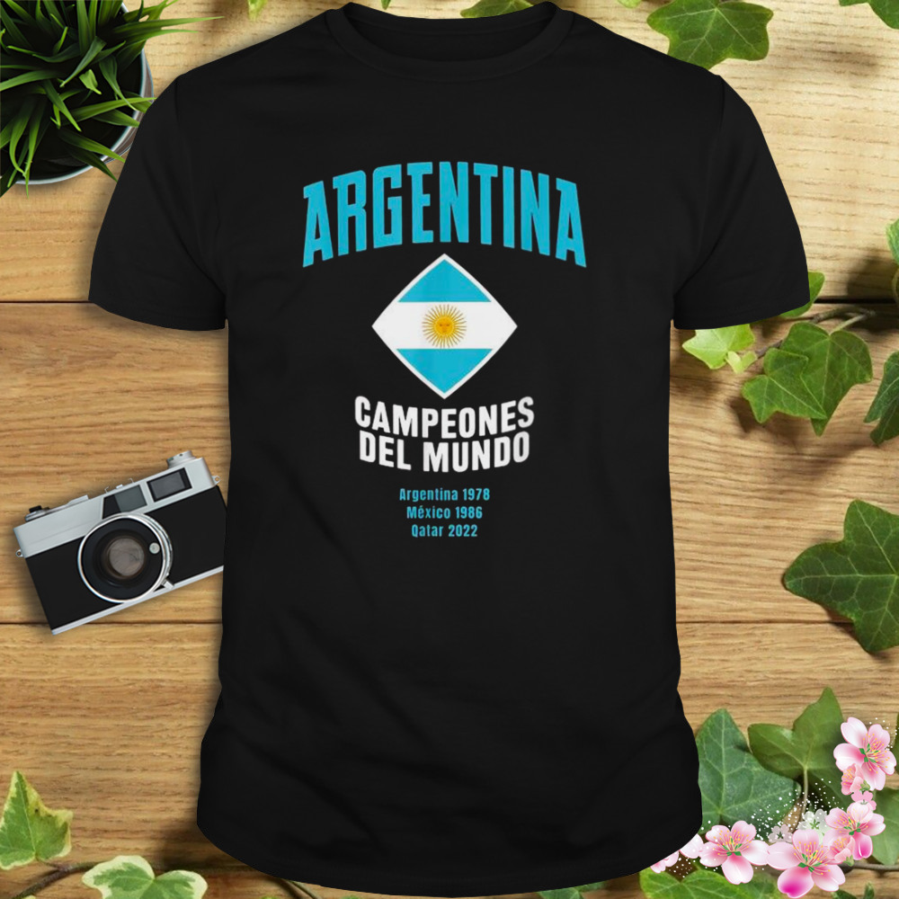 Argentina World Champion 2022 Campeones Del Mundo T-Shirt