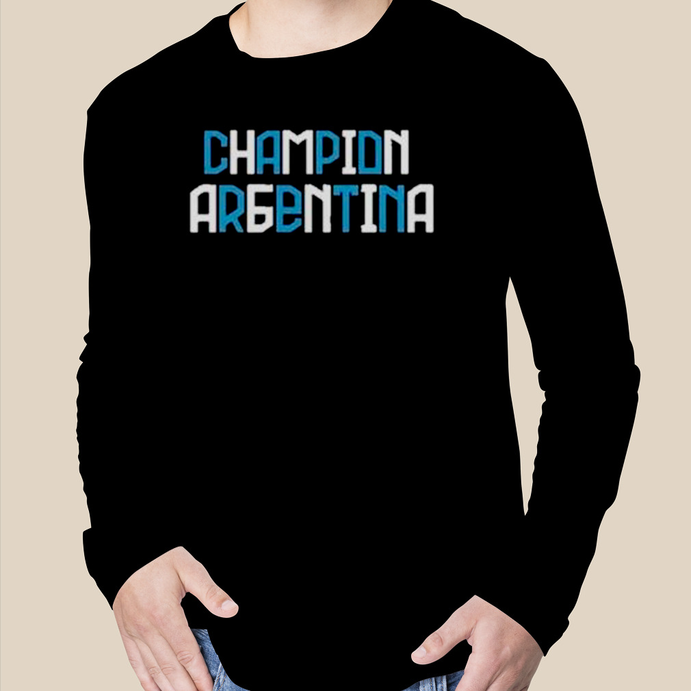 Champion Argentina Leo Messi World Cup 2022 T Shirt 8276