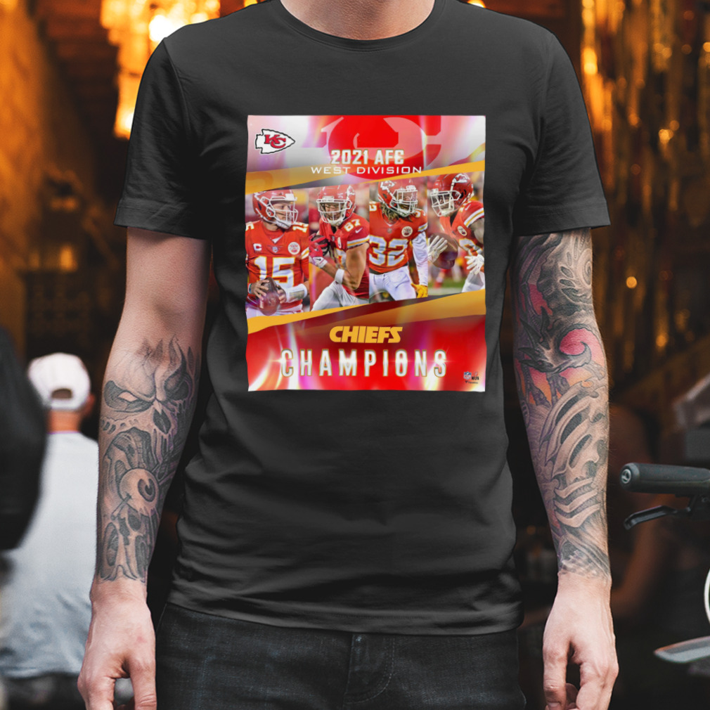 City Chiefs Fanatics Frame the AFC Division Championship Shirt