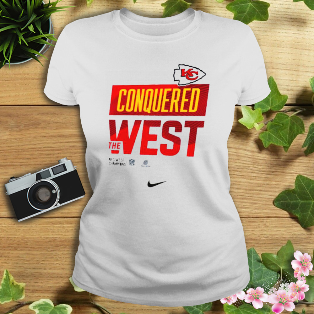 Kansas City Chiefs Nike 2022 AFC West Division Champions Locker Room T shirt  - Teeclover