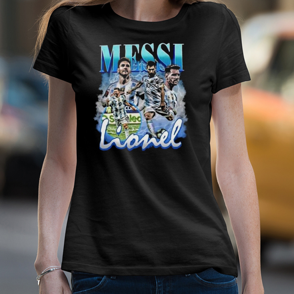 Lionel Messi Vintage Bootleg Champion T-Shirt