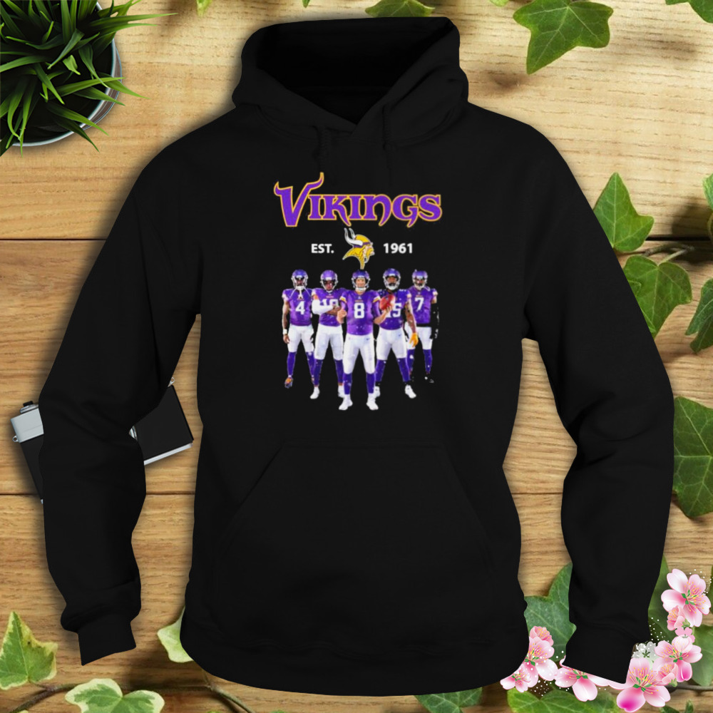 Nice minnesota Vikings Est 1961 champions 2022 shirt, hoodie, sweater, long  sleeve and tank top