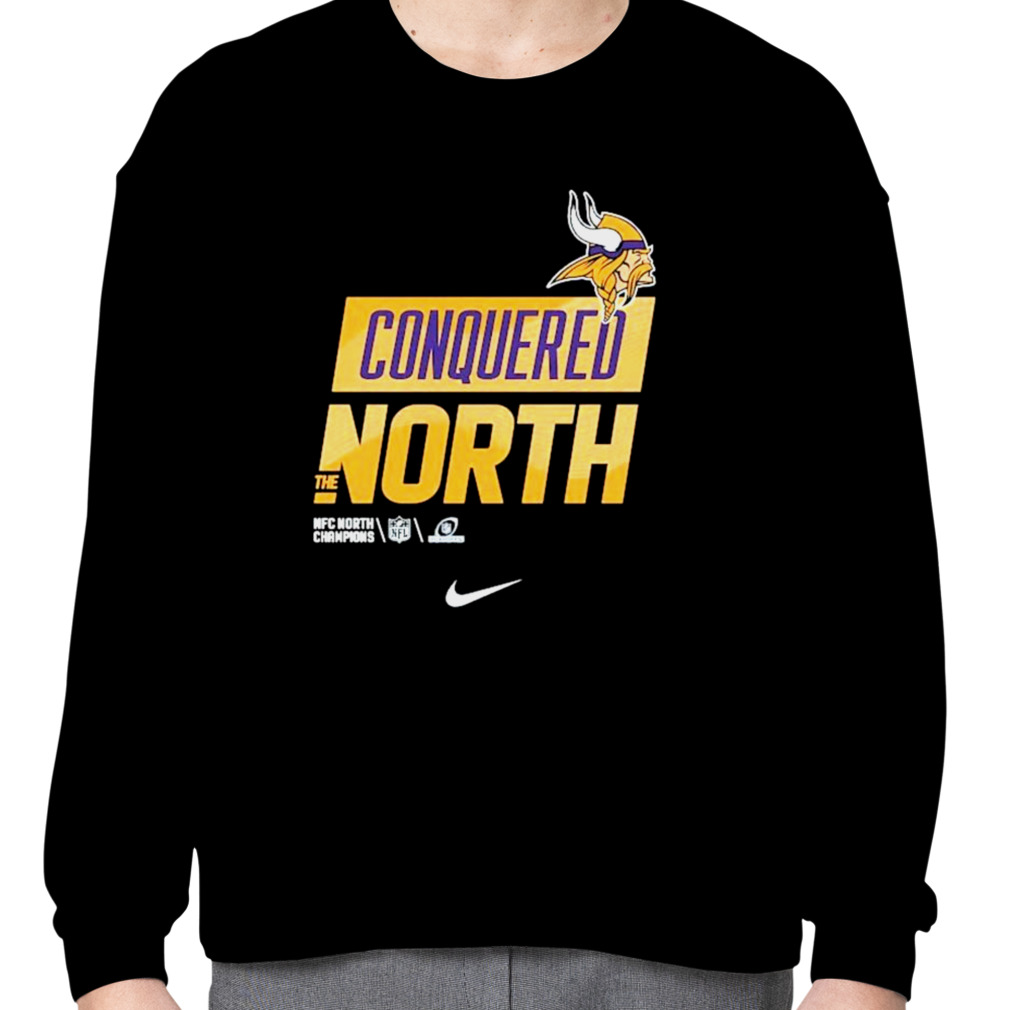 Minnesota Vikings Nike Conquered The North 2022 Nfc North Division Champions  Shirt Hoodie