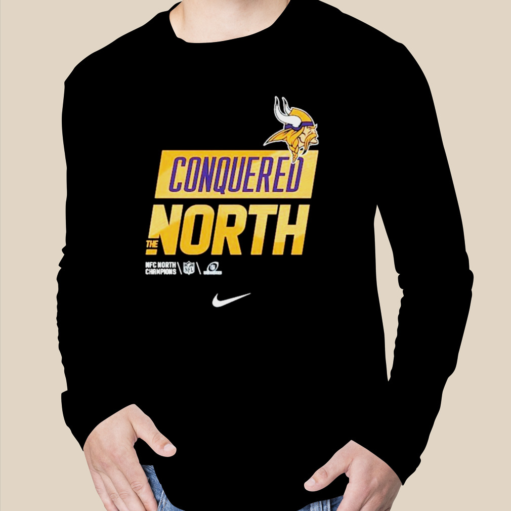 Minnesota Vikings Nike Conquered The North 2022 Nfc North Division Champions  Shirt Hoodie