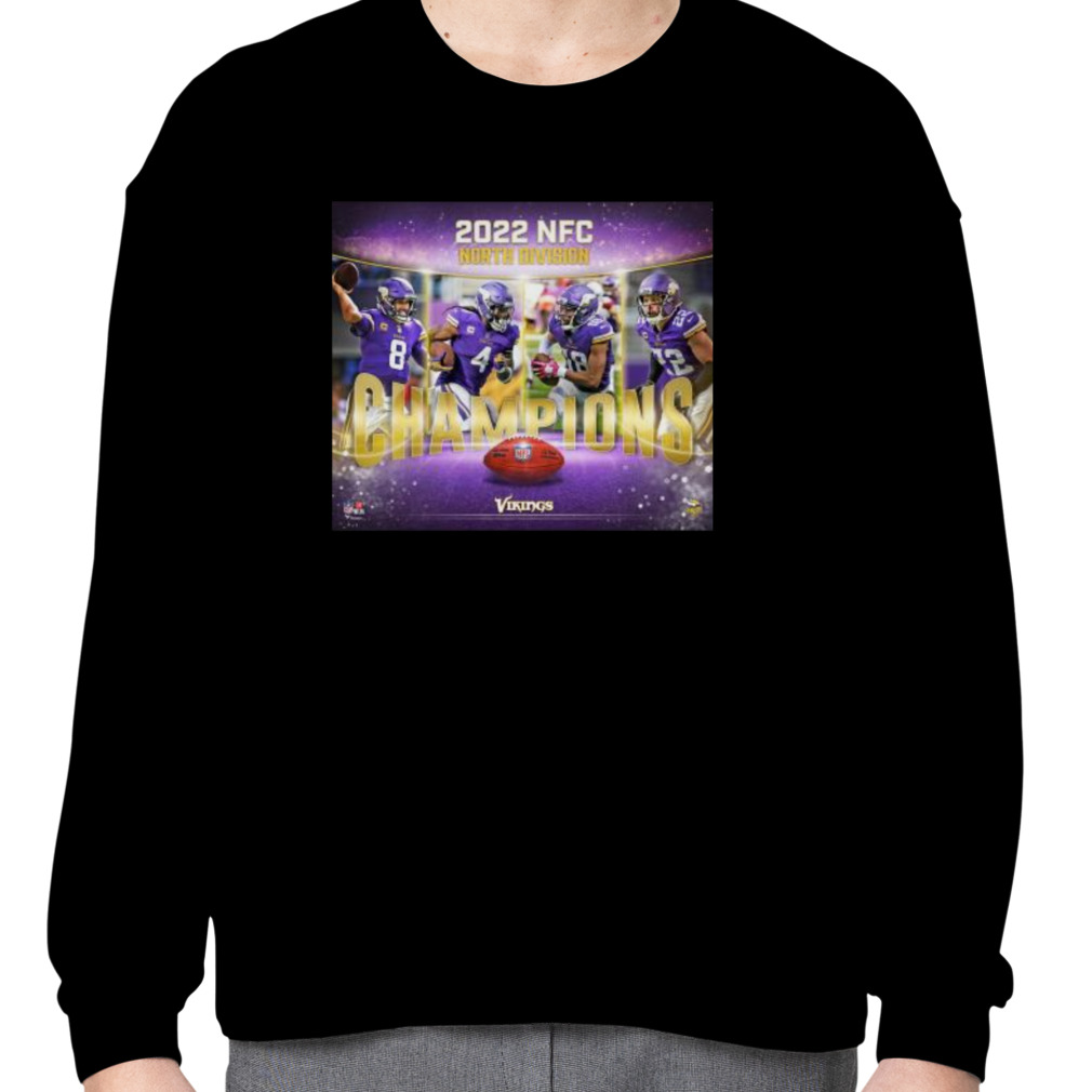 Official Minnesota Vikings NFC north champs As One Skol 2023 T-shirt -  Kaiteez