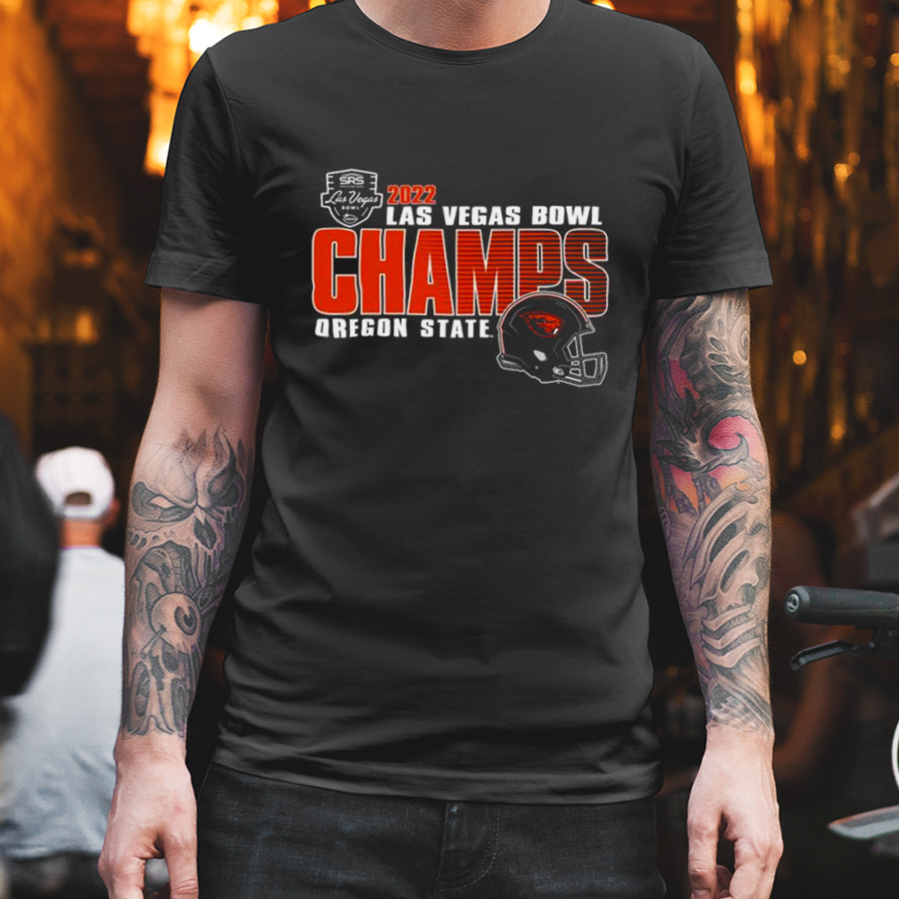 Oregon State Beavers Blue 84 2022 Las Vegas Bowl T-Shirt - Orange