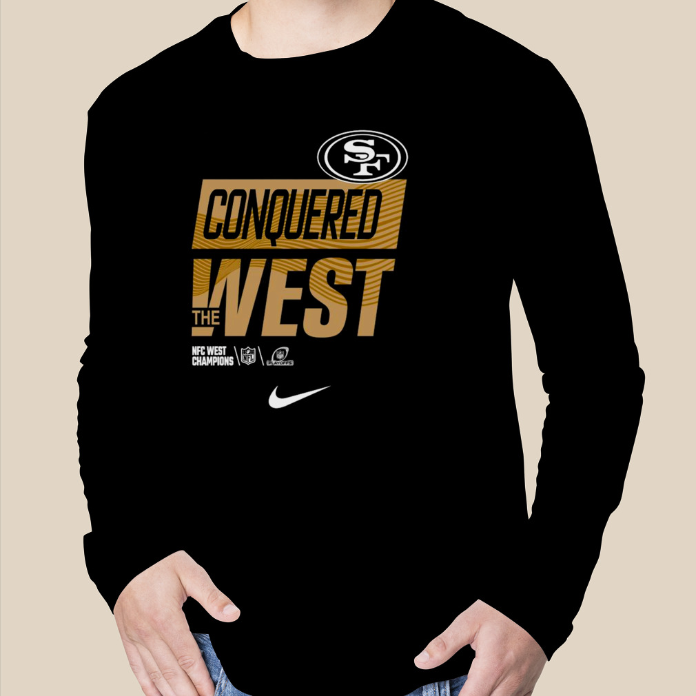 sf 49ers conquered west 2022 nfc west champions shirt, Custom prints store