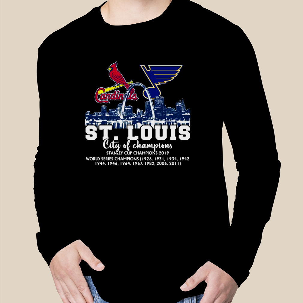 St Louis City St Louis Cardinals and St Louis Blues shirt, hoodie