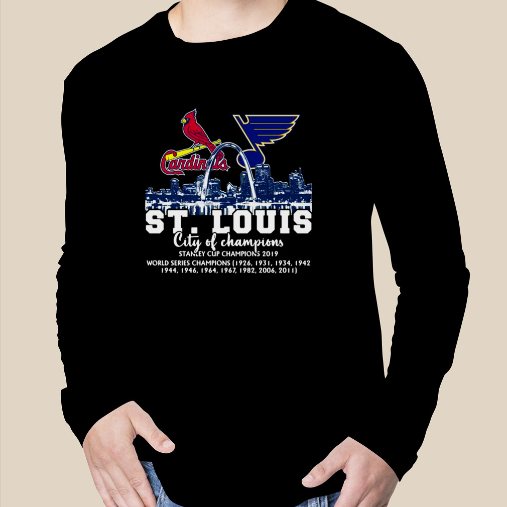 St Louis Cardinals And St Louis Blues St Louis City Of Champions 2022 Shirt  Trending Unisex T-Shirt