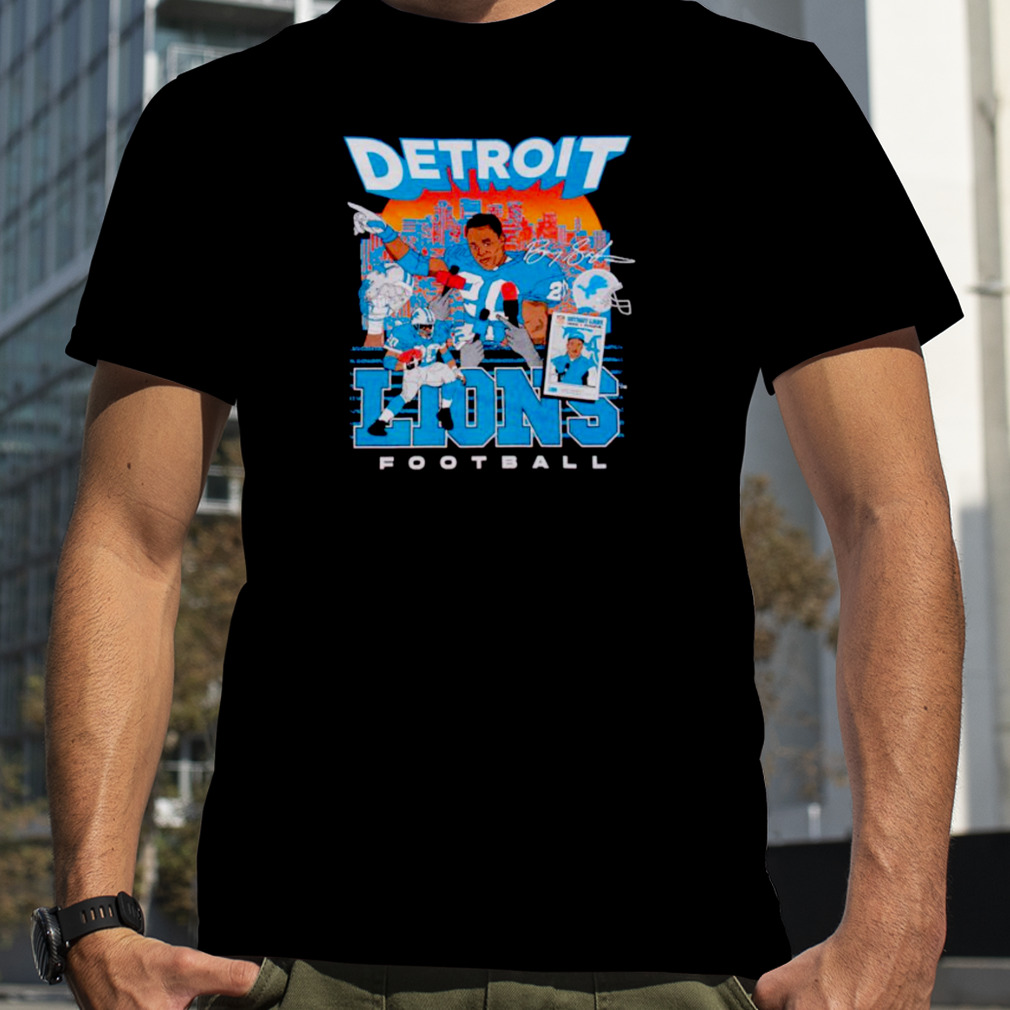 Barry Sanders Pride Of The Detroit Lions Signature Shirt - NVDTeeshirt