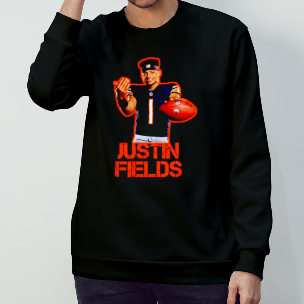 Official justin Fields Chicago Bears vintage retro 90s bootleg design shirt,  hoodie, sweater, long sleeve and tank top