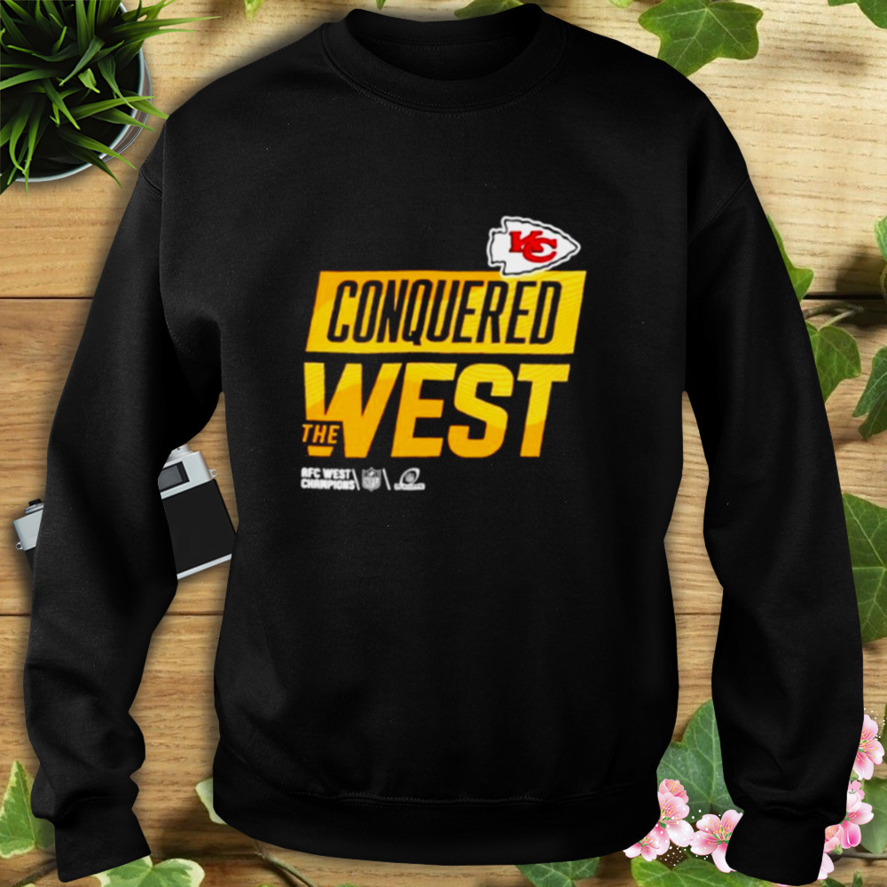 kansas City Chiefs conquered the West 2022 AFC West division champions  shirt - Store T-shirt Shopping Online