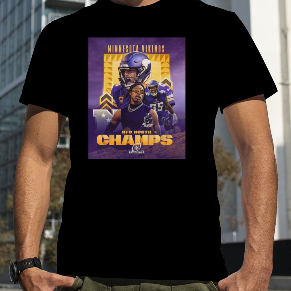 2022 Nfc North Champions Minnesota Vikings Cinched Shirt