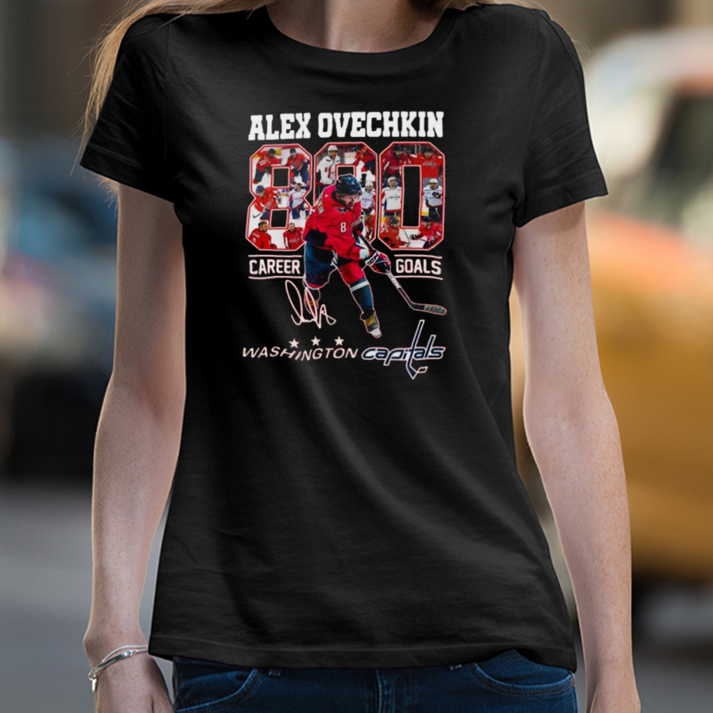 Alex Ovechkin Career Goals Washington Capitals T Shirt