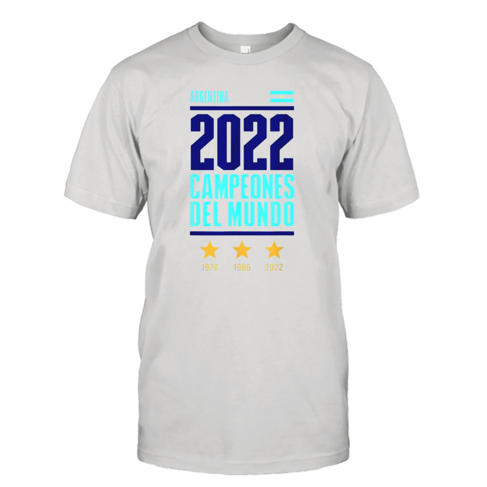 Argentina Campeones Del Mundo World Champion 2022 Shirt