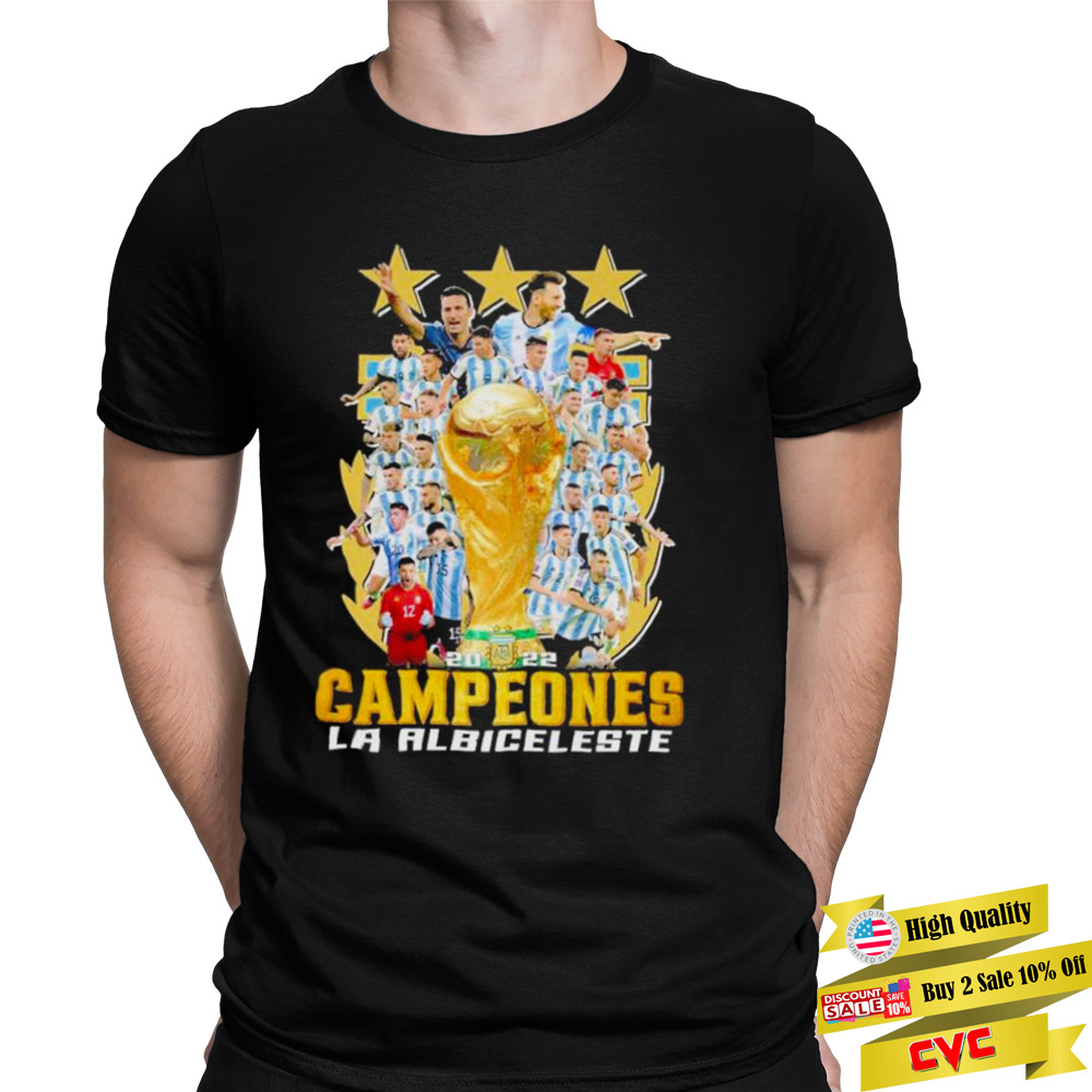 Argentina Football 2022 Champions World Cup shirt