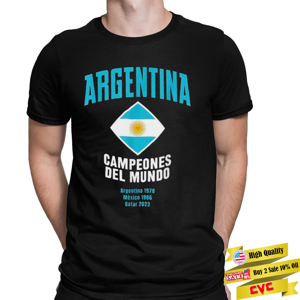 Argentina World Champion 2022 Campeones Del Mundo T-Shirt