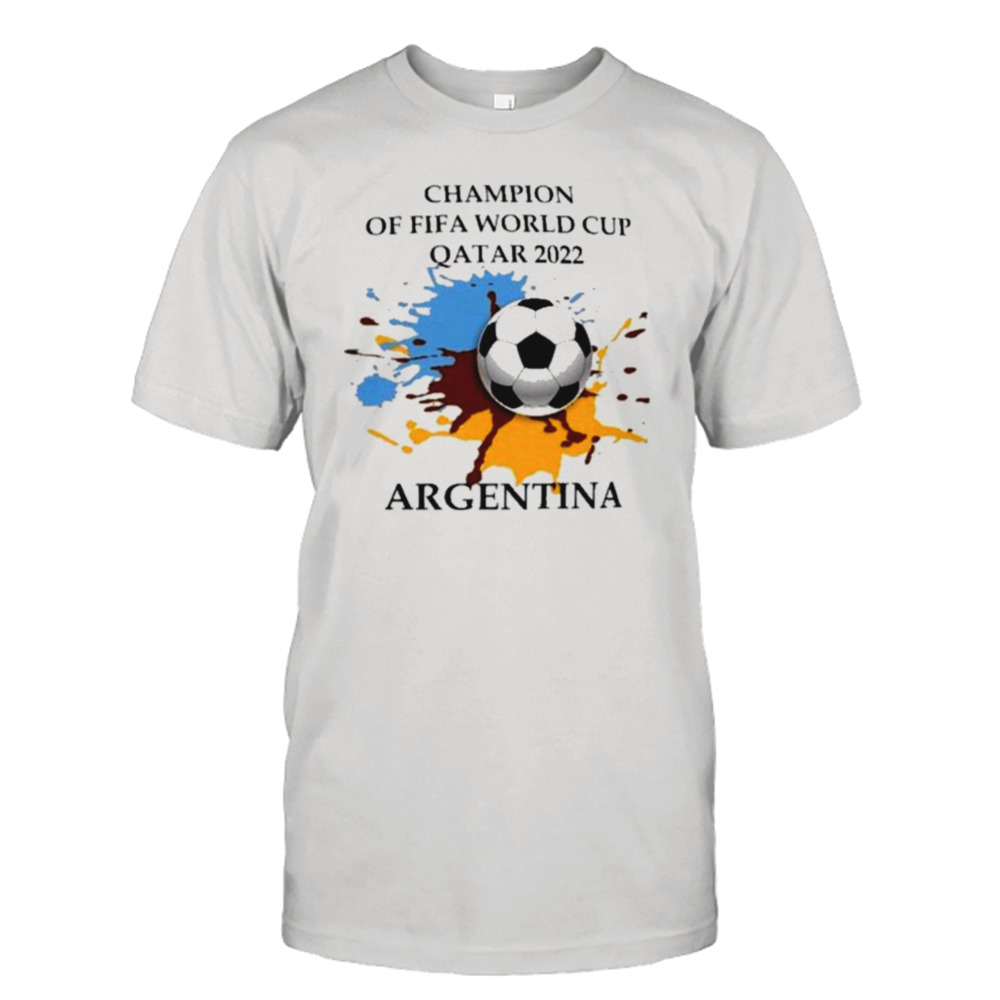 Champion OF Fifa World Cup Qatar 2022 Argentina T-Shirt