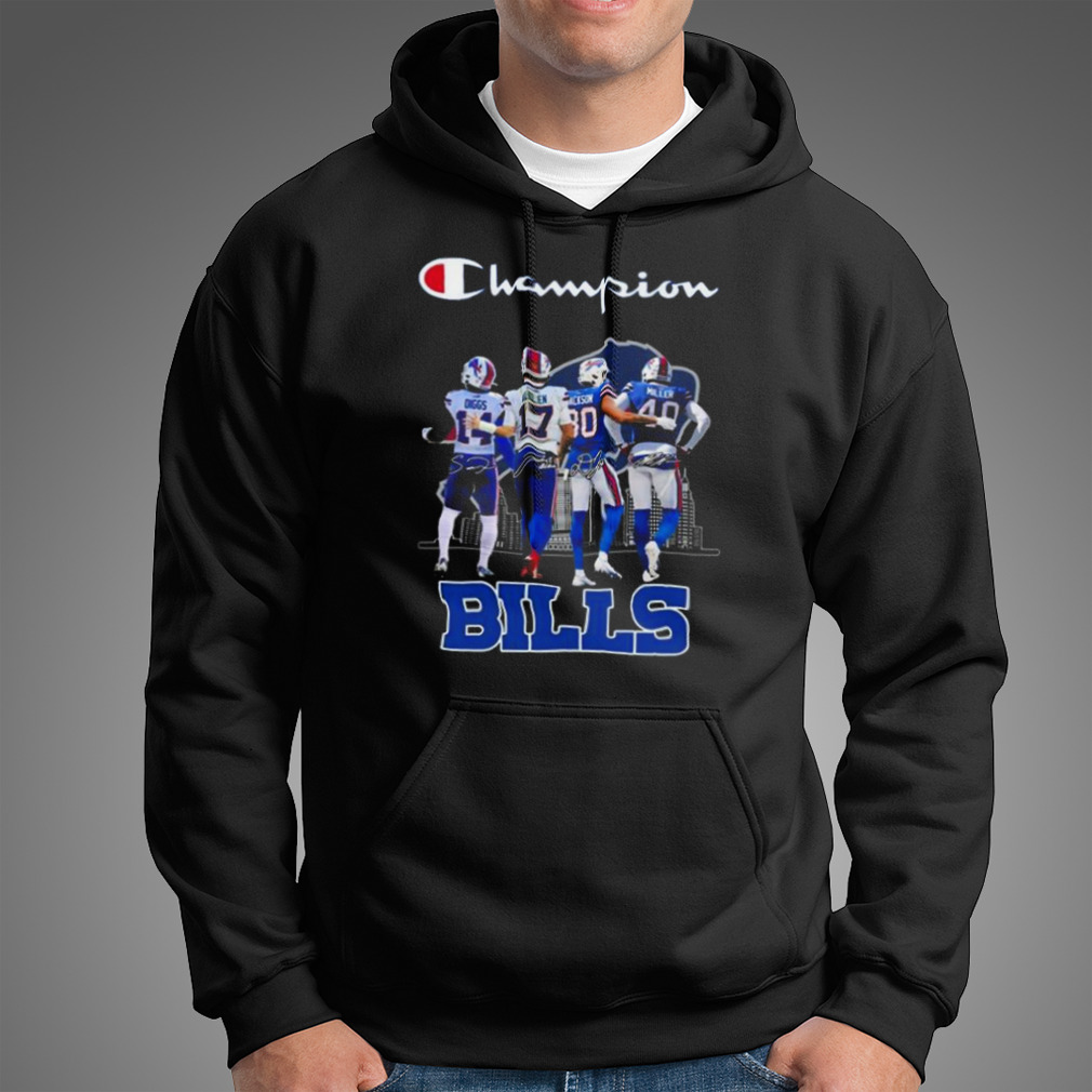 Champions Stefon Diggs Josh Allen Dane Jackson and Von Miller Buffalo Bills  signatures shirt, hoodie, sweater, long sleeve and tank top