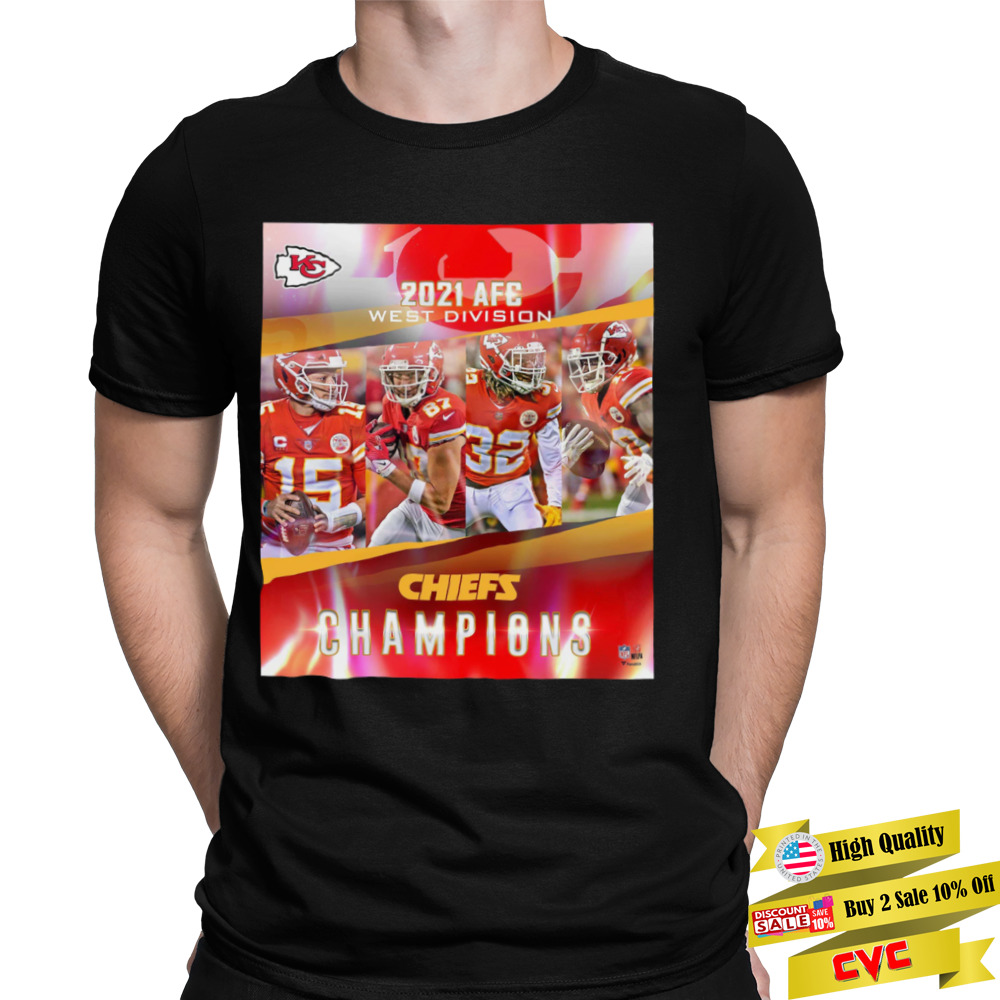 City Chiefs Fanatics Frame the AFC Division Championship Shirt