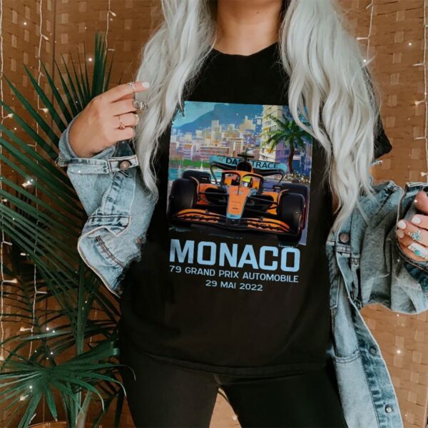 Formula 1 Lando Norris Mclaren Monaco Grand Prix 2022 Shirt