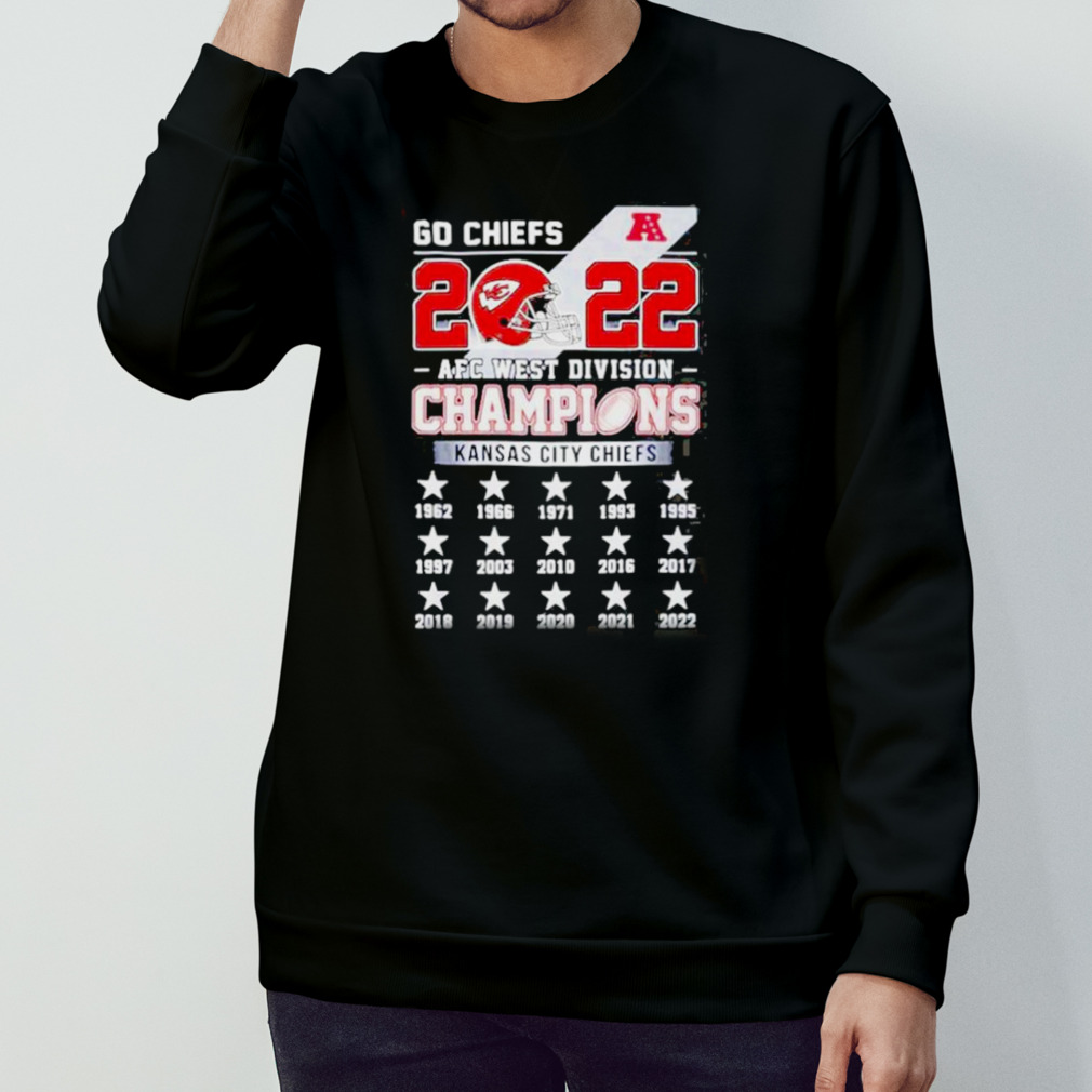 Chiefs Team AFC West Division Champions 2022 Shirt - Limotees