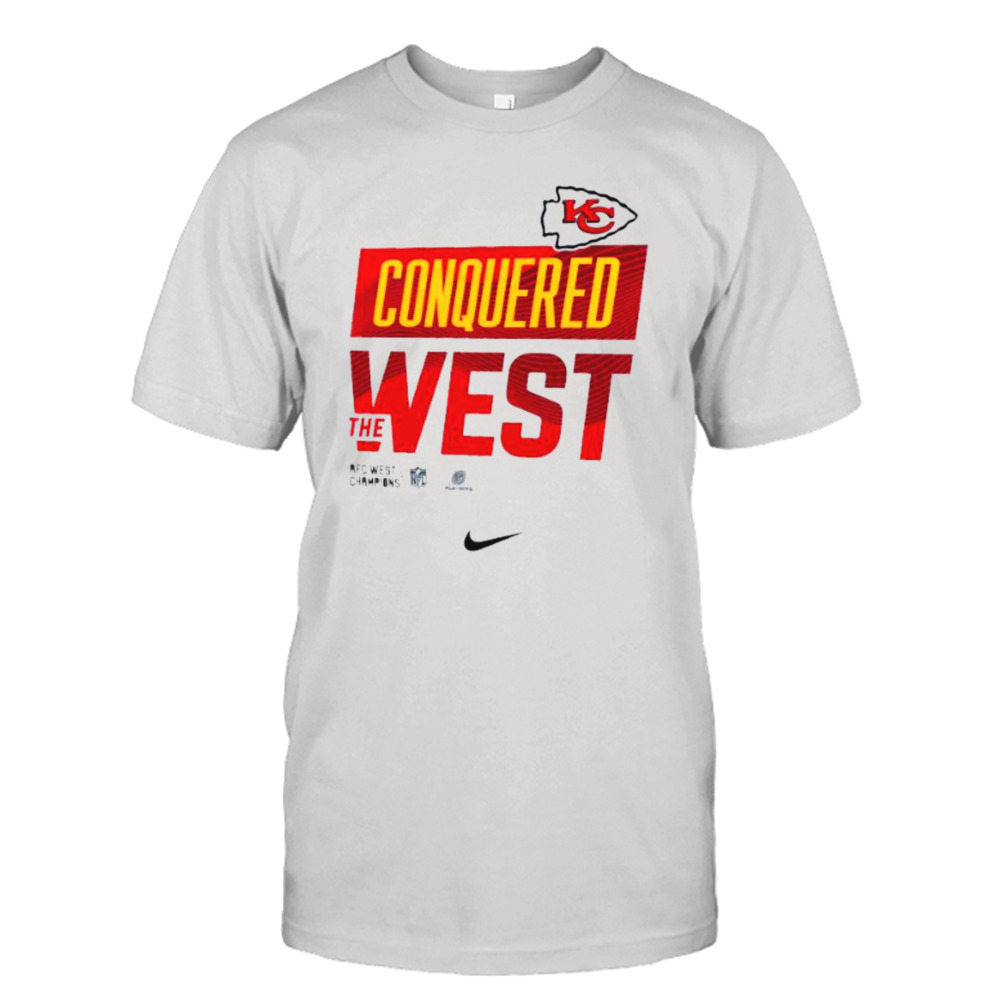 Kansas City Chiefs Nike 2022 AFC West Division Champions Locker Room T-shirt