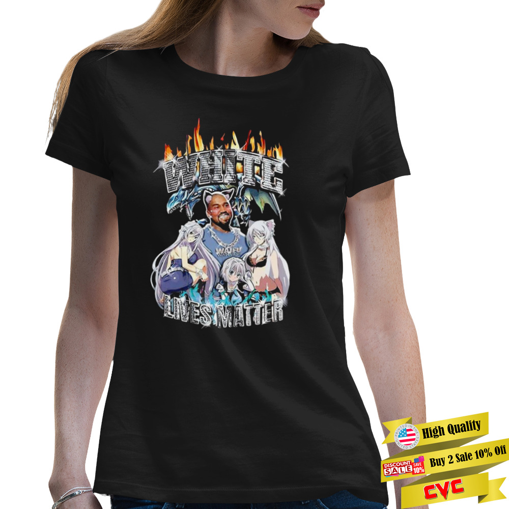 Kanye West Ye Anime White Lives Matter Shirt