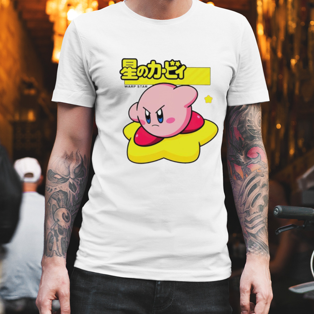 Kirby warp star shirt