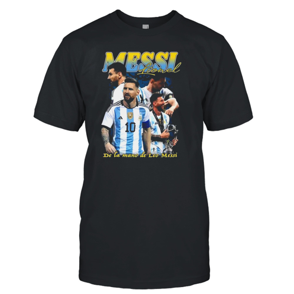 Lionel Messi Vintage Bootleg 90s Champions World Cup 2022 Shirt