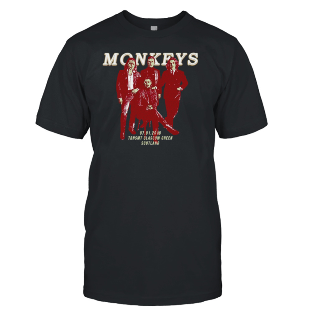 Live Glasgow Green Arctic Monkeys shirt