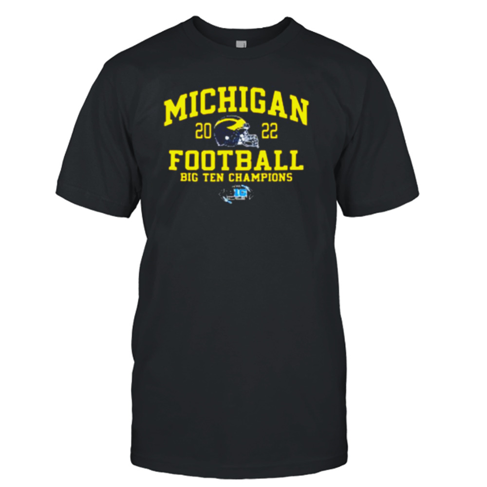 Mden university of michigan football 2022 big ten champions shirt