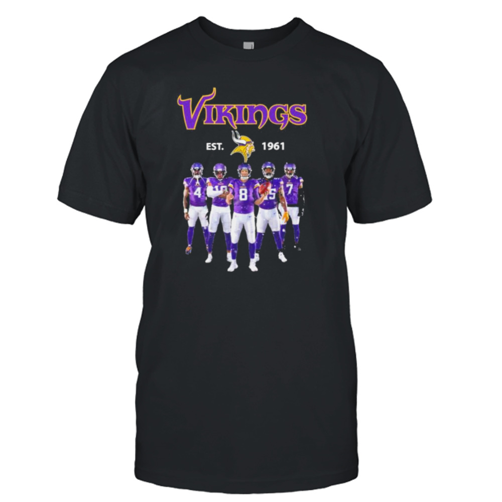 Minnesota Vikings Est 1961 champions 2022 shirt